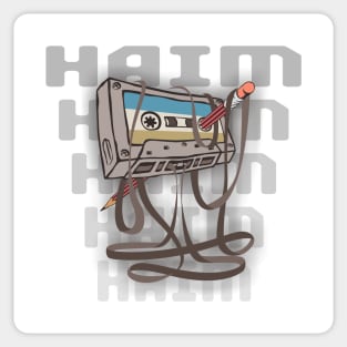 Haim Cassette Sticker
